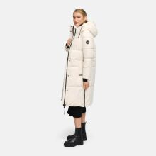 Marikoo Michikoo Damen Winterjacke gesteppt Cream-Größe XS - Gr. 34