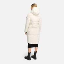Marikoo Michikoo Damen Winterjacke gesteppt Cream-Größe XS - Gr. 34