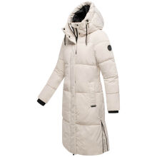 Marikoo Michikoo Damen Winterjacke gesteppt Cream-Größe XS - Gr. 34