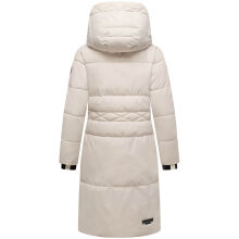 Marikoo Michikoo Damen Winterjacke gesteppt Cream-Größe XS - Gr. 34