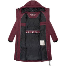 Marikoo Michikoo Damen Winterjacke gesteppt Wine-Gr&ouml;&szlig;e S - Gr. 36