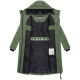 Marikoo Michikoo Damen Winterjacke gesteppt PineOlive-Größe M - Gr. 38