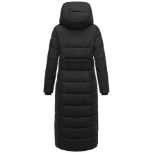 Marikoo Pakoraa Damen Winter Steppmantel Parka Schwarz Größe XXXL - Gr.46