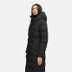 Marikoo Pakoraa Damen Winter Steppmantel Parka Schwarz Größe XXXL - Gr.46