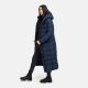 Marikoo Pakoraa Damen Winter Steppmantel Parka Navy Größe M - Gr.38