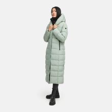 Marikoo Pakoraa Damen Winter Steppmantel Parka SmokeyMint Gr&ouml;&szlig;e M - Gr.38