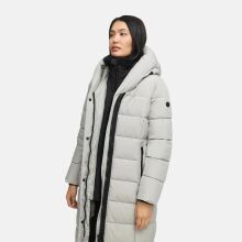 Marikoo Pakoraa Damen Winter Steppmantel Parka CloudGrey Gr&ouml;&szlig;e S - Gr.36