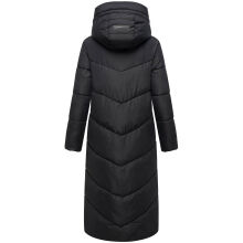 Marikoo Ranjaa Damen Winter Steppmantel Schwarz Größe XXXXXXL - Gr.52