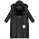 Marikoo Ranjaa Damen Winter Steppmantel Schwarz Größe XXXXXXL - Gr.52