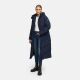 Marikoo Ranjaa Damen Winter Steppmantel Navy Größe M - Gr.38