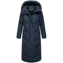 Marikoo Ranjaa Damen Winter Steppmantel Navy Gr&ouml;&szlig;e L - Gr.40