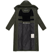 Marikoo Ranjaa Damen Winter Steppmantel DarkOlive Größe XL - Gr.42