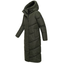 Marikoo Ranjaa Damen Winter Steppmantel DarkOlive Größe XXL - Gr.44