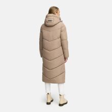 Marikoo Ranjaa Damen Winter Steppmantel TaupeGrey Größe XS - Gr.34