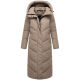 Marikoo Ranjaa Damen Winter Steppmantel TaupeGrey Größe XS - Gr.34