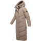 Marikoo Ranjaa Damen Winter Steppmantel TaupeGrey Größe XS - Gr.34