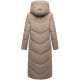Marikoo Ranjaa Damen Winter Steppmantel TaupeGrey Größe XS - Gr.34