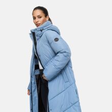 Marikoo Ranjaa Damen Winter Steppmantel PowderBlue Gr&ouml;&szlig;e XL - Gr.42