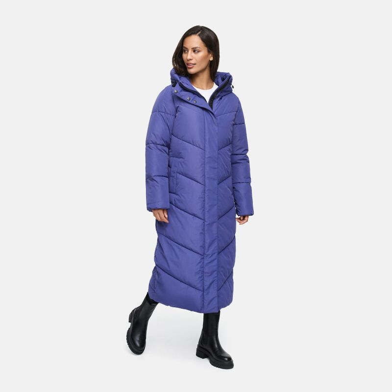 Marikoo Ranjaa Damen Winter Steppmantel BlueViolet Gr&ouml;&szlig;e L - Gr.40