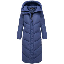 Marikoo Ranjaa Damen Winter Steppmantel BlueViolet Gr&ouml;&szlig;e L - Gr.40