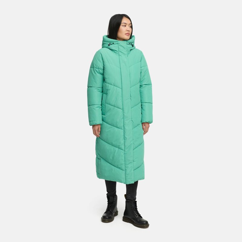 Marikoo Ranjaa Damen Winter Steppmantel CrystalGreen