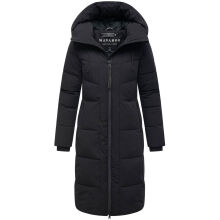 Navahoo Schokokuss Damen Winter Steppmantel Schwarz-Größe M - Gr. 38