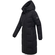 Navahoo Schokokuss Damen Winter Steppmantel Schwarz-Größe M - Gr. 38