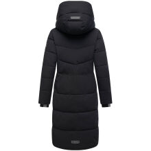 Navahoo Schokokuss Damen Winter Steppmantel Schwarz-Größe M - Gr. 38