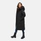 Navahoo Schokokuss Damen Winter Steppmantel Schwarz-Größe M - Gr. 38