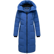 Navahoo Schokokuss Damen Winter Steppmantel GalaxyBlue-Größe M - Gr. 38
