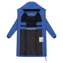 Navahoo Schokokuss Damen Winter Steppmantel GalaxyBlue-Größe M - Gr. 38