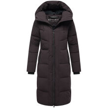 Navahoo Schokokuss Damen Winter Steppmantel Choco-Größe XS - Gr. 34