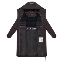 Navahoo Schokokuss Damen Winter Steppmantel Choco-Größe XS - Gr. 34