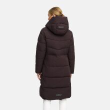 Navahoo Schokokuss Damen Winter Steppmantel Choco-Gr&ouml;&szlig;e S - Gr. 36
