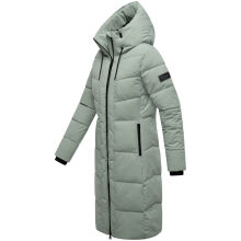 Navahoo Schokokuss Damen Winter Steppmantel SmokeyMint-Gr&ouml;&szlig;e XL - Gr. 42