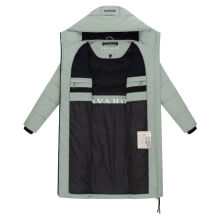 Navahoo Schokokuss Damen Winter Steppmantel SmokeyMint-Gr&ouml;&szlig;e XL - Gr. 42