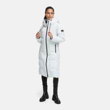 Navahoo Schokokuss Damen Winter Steppmantel IceBlue-Größe M - Gr. 38