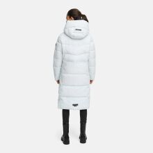 Navahoo Schokokuss Damen Winter Steppmantel IceBlue-Größe M - Gr. 38