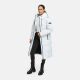 Navahoo Schokokuss Damen Winter Steppmantel IceBlue-Größe M - Gr. 38