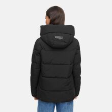 Marikoo Kuscheltatze Damen Winter Steppjacke Schwarz-Gr&ouml;&szlig;e M - Gr. 38