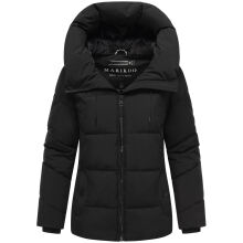 Marikoo Kuscheltatze Damen Winter Steppjacke Schwarz-Gr&ouml;&szlig;e M - Gr. 38
