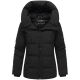Marikoo Kuscheltatze Damen Winter Steppjacke Schwarz-Größe L - Gr. 40