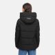 Marikoo Kuscheltatze Damen Winter Steppjacke Schwarz-Größe XL - Gr. 42