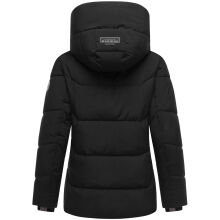 Marikoo Kuscheltatze Damen Winter Steppjacke Schwarz-Größe XXL - Gr. 44