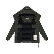 Marikoo Kuscheltatze Damen Winter Steppjacke Dark Olive-Größe XS - Gr. 34