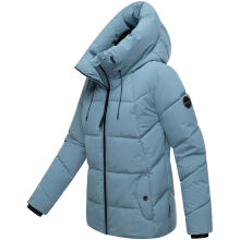Marikoo Kuscheltatze Damen Winter Steppjacke Powder Blue-Gr&ouml;&szlig;e XS - Gr. 34