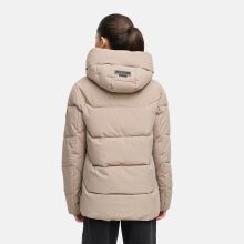 Marikoo Kuscheltatze Damen Winter Steppjacke Taupe Grey-Größe L - Gr. 40