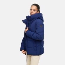 Marikoo Kuscheltatze Damen Winter Steppjacke Navy-Größe S - Gr. 36