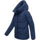 Marikoo Kuscheltatze Damen Winter Steppjacke Navy-Gr&ouml;&szlig;e S - Gr. 36