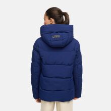 Marikoo Kuscheltatze Damen Winter Steppjacke Navy-Gr&ouml;&szlig;e M - Gr. 38